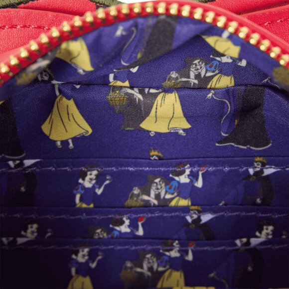 Loungefly Disney Snow White and the Seven Dwarfs Poison Apple Crossbody Bag NEW - Picture 12 of 13